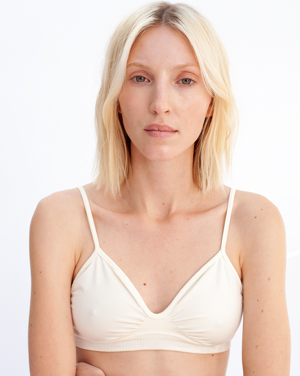 LIBERATED Bikini Bra top | Cream | Image 2